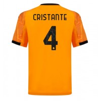 AS Roma Bryan Cristante #4 Fußballbekleidung Auswärtstrikot 2025-26 Kurzarm